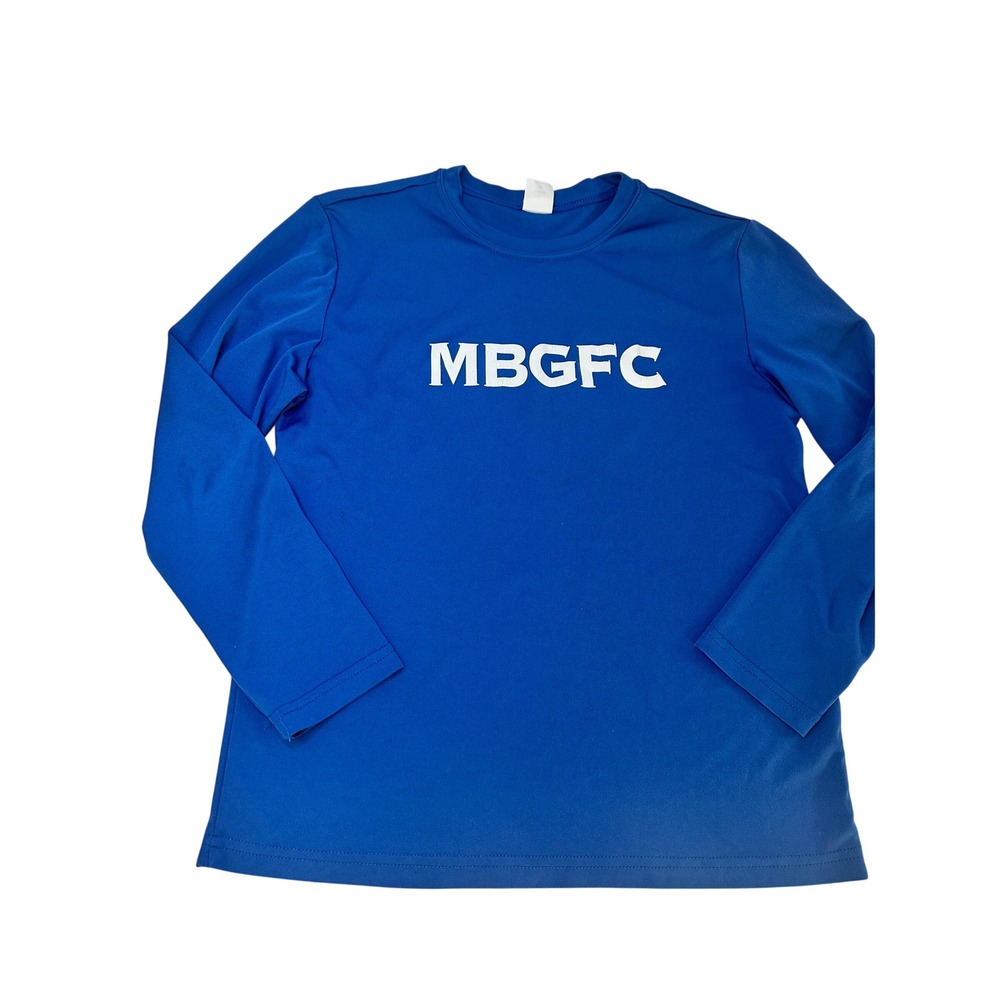 Sport-Tek Long Sleeve Tee Youth Medium Blue MBGFC Mobile Big Game Fishing Club
